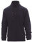 PAYPER Pirenei Felpa Pile da Lavoro Uomo Donna 100% Poliestere Mezza Chiusura Zip Elastici stringi Polso Tasca Frontale Blu Navy (L)