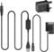 DMW-BLF19 Dummy Battery DMW-DCC12 DC Coupler USB Cable + QC3.0 USB Adapter for Panasonic Lumix DMC-GH3 DMC-GH4 DMC-GH5s GH5