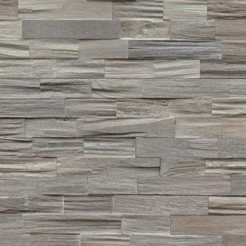 INDO Holz Wandverkleidung Wandverblendung FSC Axewood White Washed Fläche 1 m²
