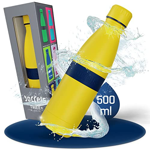 boddels Trinkflasche Twee+ 500 ml nachtblau/gelb