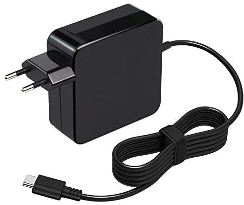 Etssembo 65 W USB C Netzteil Typ C Adapter Laptop Ladegerät für Lenovo ThinkPad, HP, ASUS, Acer, Dell, Huawei Matebook Pro, Xiaomi Air, MacBook Pro, Chrombook und andere Laptop-Typ-C-Ladegeräte