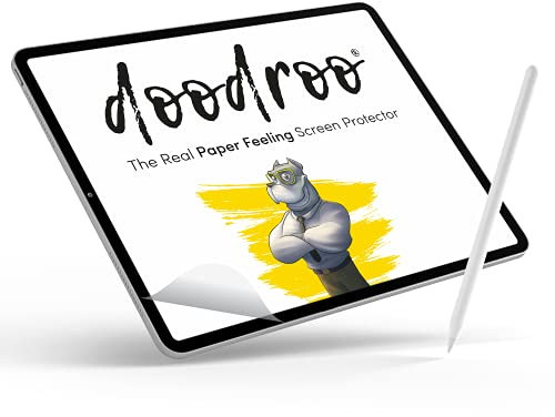 doodroo - Película Protectora con el Real Efecto Papel y Anti Reflejo para iPad mini 2021 - Película Protectora que Recrea la Forma Natural de Dibujar o Escribir con el Efecto de Papel - 2 piezas