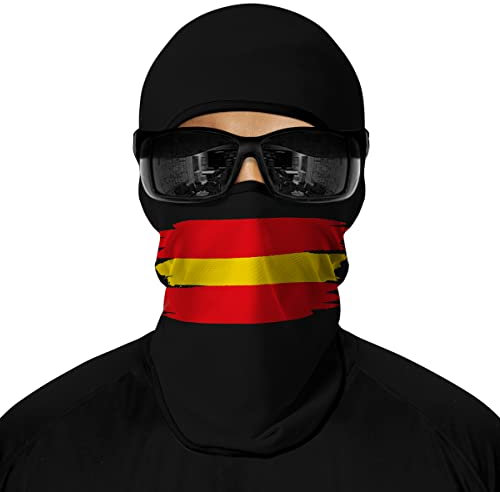 ShopINess Pasamontañas Unisex Estilo Bandera País Mundial Fútbol (España Estilo 2)