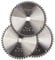 Scheppach Lot de 3 lames de scie circulaire - Diamètre : 255 x 30 x 2,8 mm - 48 dents - Pour scie à traction à capuchon HM110MP - HM100MP
