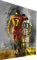 Magic Canvas Art Messi Ronaldo Pop Art Leinwandbild 1- teilig Hochwertiger Kunstdruck Wandbilder – B8385, Material: Poster ungerahmt, Größe: 40 x 30 cm