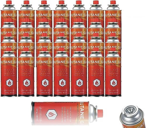 Trendi® BUTANE GAS/BOTTLES CANISTER/CAMPING GAS/COOKER BBQ/GAS CANISTERS FOR/CAMPING STOVE (Set of 4)