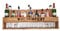 Whiskyregal Wandbar Whiskeyregal rustikal Schnaps Gin Whiskey Whisky Palettenmöbel Schnapsregal Weinbar Wandregal Weinregal
