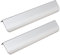 Verdeckter Möbelgriffe Aluminiumlegierung Unsichtbare Griffe Schrankgriffe Schubladengriff Fingerkantenzuggriff Kommode Kabinett Griffe Mattes Silber 2 Stück (Overall length 200mm)