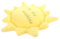 IMIKEYA Sonnenkissen Sonne-Plüsch-Kissen Plüsch-Sonnenspielzeug Sonnenstuhlkissen Dekokissen Plüschtier Spielzeuge Sonne-Wurfskissen gefülltes Kissen die Wolken Kopfkissen schmücken Stoff