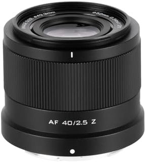 VILTROX Obiettivo AF 40mm f/2.5 Full Frame con messa a fuoco automatica per fotocamere Nikon Z-Mount