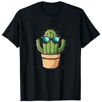 Bespectacled Kaktus Kostüm für Kakteen Jungen und Mädchen T-Shirt