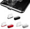 JUGCUT 6 PCS USB C Dust Plugs Charger Port Type C Charging Port Protection, for Most Smartphones and Micro USB Android Models, Any USB Type C Charging Port(Black,Sliver,Red)