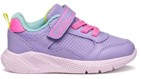 Geox Baby B Sprintye Girl Sneakers Dk Lilac/Fluo Fuchsi, 27 EU