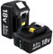 2 x 18V 8.0Ah Ersatzakku für Li-ion Akku 8000mAh BL1860B BL1860 BL1850 BL1850B BL1840B BL1840 BL1830B 194205-3 LXT-400 BL1830