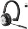 Wantek Wireless Headset with Mic - USB & Bluetooth AI Noise Cancelling Mute Button 50-Hour Battery Life Working Time On-Ear Headset Adjustable Microphone for Home/Office/Car