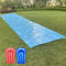 Gnimihz Glissière robuste de 15,2 x 1,8 m avec 2 planches de bodyboard, toboggan aquatique plus épais et résistant aux déchirures, facile à installer, jeux aquatiques en plein air pour adultes et