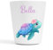 Gobelet en Plastique pour Enfants | Gobelet Personnalisé avec Nom |Verre Plastique Incassable Personnalisé (Tortue Bella)