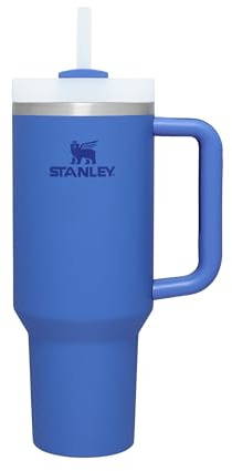 Stanley Quencher H2.0 Flowstate Tumbler 1.2L - Cold for 11 Hours - Iced for 48 Hours - Metal Water Bottle with Straw, Handle and Lid - Dishwasher Safe - Travel Mug for Cold Drinks - Iris