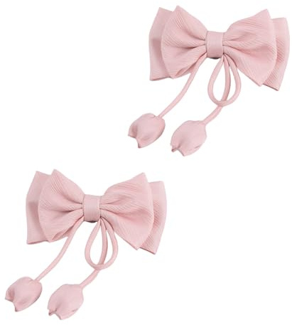 Raffhalter für Vorhänge, elegante Rosen-Schleifen, Raffhalter für Fenster, Vorhänge, Raffhalter, Schnallen, Hochzeitszubehör, Dekoration, Vorhangverschlüsse für Hochzeiten, 2 Stück