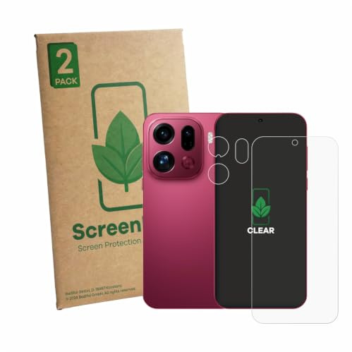 ScreenLeaf Schutzfolie für Oppo Find X9 Pro | (Display+Kamera) 2 Stück Transparenter Displayschutz Made in Germany Klare Displayschutz-Folie Kratzfest