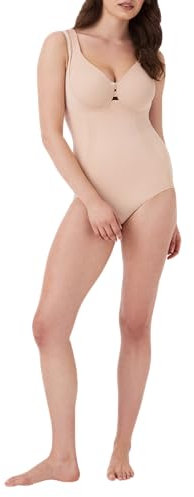 SPANXsculpt OnCore Open-Bust Brief Bodysuit - Sculpting Body Shaper for Women - Level 4 Compression - Adjustable Straps