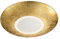 Trio Leuchten LED Deckenleuchte Chiros 624110279, Metall goldfarbig, Glas weiß satiniert, ink. 12 Watt LED, inkl. 3.5 Watt LED