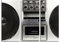 Sinus Art 3 teiliges Leinwandbild gesamt 130x90cm Künstlerische Fotografie – Retro Ghetto Blaster