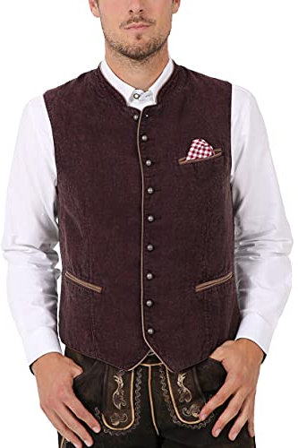 Krüger Herren Trachten Weste, Modell: Platzhirsch, Art.-Nr. 091501-0-0090, 60,