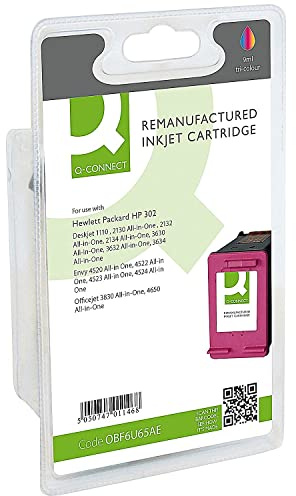 Q-Connect Ink Cartridge Compatible with HP DeskJet/Officejet All-in-One Models, 330 Pages, Cyan/Magenta/Yellow, Pack of 3