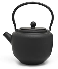 Bredemeijer Schwarze Moderne gusseiserne Asia Teekanne 1.3 Liter