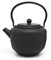 Bredemeijer Schwarze Moderne gusseiserne Asia Teekanne 1.3 Liter