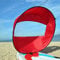 Soldmore7 42 Zoll Faltbare Kajak Downwind Segel, Paddle Board Segel Sup Paddle Board Instant Popup & Easy Setup & schnell bereitstellt, Wind Sail, Kajak Kanu Zubehör(Red)
