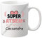 Gravure Events Mug Tasse – Super ATSEM - Cadeau Atsem Personnalisable avec le prénom de l'enfant - Cadeau Original Fin d'Année Scolaire atsem petite moyenne section maternelle