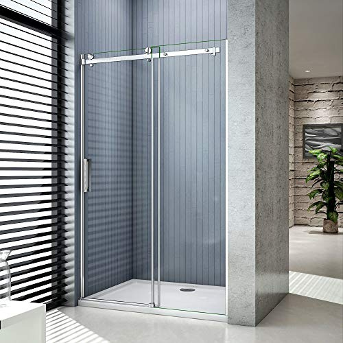 Aica Box Doccia 125x195cm a Nicchia Porta scorrevole Vetro 8mm | Vetro Temperato, Anticalcare