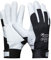 Gebol - Uni Fit Thermo, Winterarbeitshandschuhe aus Ziegenleder mit Klettverschluss, Thermohandschuhe mit kälteisolierendem Futter, Inhalt: 1 Paar, Größe L (Gr. 9), Farbe: Weiß/Schwarz