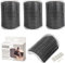 Grooming Brush Katze, 4 Stück Massage Ecke Katze Bürste, Eck Massagekamm, Katzen Ecke Fellpflege Bürste, mit Montageschrauben und Doppelseitigem Klebeband, für Langes, Kurzes Katzenfell (Grau)