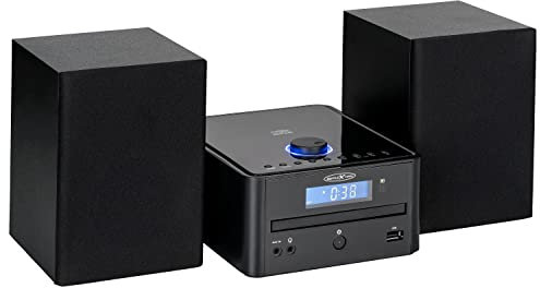 Reflexion HIF79FM HiFi-Stereoanlage, 2x16Watt Max. Musikleistung, CD/MP3, UKW Stereo PLL-Tuner, Bluetooth, Streaming, USB/MP3, Alarm/Uhr/Sleeptimer, Schwarz