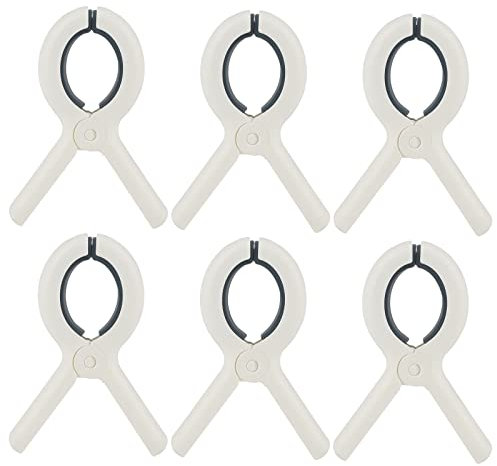 -Rovedcity - Mollette per telo mare, confezione da 6, resistenti, per sedia da spiaggia, piscina, crociera, mollette per bucato pesanti, morsetti antivento per coperte da spiaggia