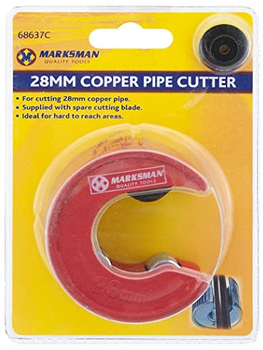 New 28MM Copper Pipe Cutter Slicer Adjusting Locking Cutting Slice Tube Tool | Ideal for Copper Pipe, Stainless Steal TUBING, Metal, Plastic, Brass Plumbing
