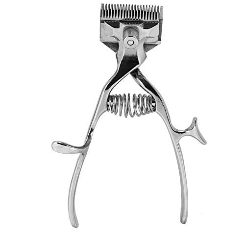 Manual Hair Clipper, Stainless Steel Hand Hair Cutter Non-Electric Low Noise Quiet Manual Hair Trimmer Classic Hair Clipper Hairdressing Haircut Tool Pet Grooming Clipper