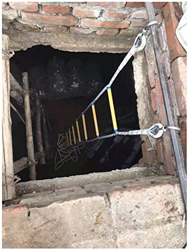PURRL Leitern, Strickleiter für Kinder und Erwachsene, weiche Leiter mit Haken zum Klettern zu Hause, Feuerleiter, kompakt, leicht, 6 m Little Surprise