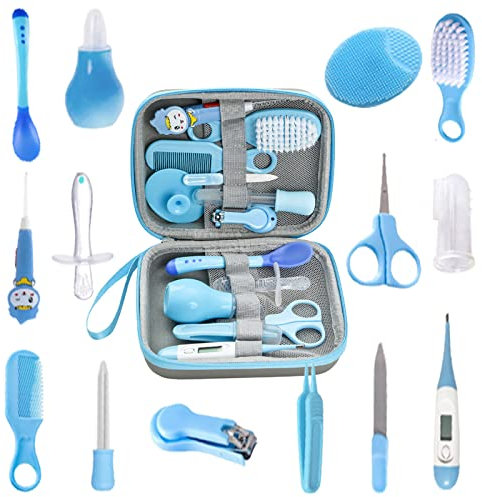 RoseFlower 14PCS Set de Trousse de Toilette pour Bébé Confort, Trousse de Soin Bébé Naissance avec Complète Accessoires Hygiénique pour Toilette & Soins Infirmiers Professionnels de bébé #6
