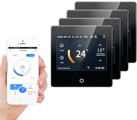 Qiumi WLAN‑Thermostat mit Farbbildschirm für elektrische Fußbodenheizung