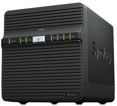 Synology DS423 24TB 4 Bay Desktop NAS Solution installed with 4 x 6TB HAT3300 Drives