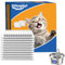 Ersatzfilter für KITTYSPOUT Edelstahl Trinkbrunnen für Katzen, Katzenbrunnen Filter 10 Stück 2 Schwämme