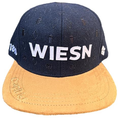 Bavarian Caps Oktoberfest München: Wiesn Cap, blau, ONE Size