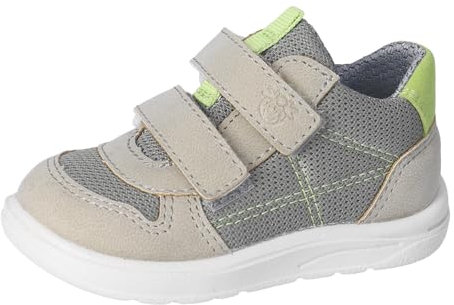 RICOSTA Jungen Low-Top Sneaker SAM, Kinder Lauflernschuhe, Weite: Mittel, lose Einlage, Sportschuhe, Freizeitschuhe, Laufschuhe, Khaki/Timo (540), 28 EU