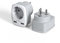 TESSAN 2 Pack Adaptateur Prise Inde avec USB, 3 en 1 Adaptateur Prise Nepal, Type D avec 2 USB, 2500W Type D Inde, Sri Lanka, Népal