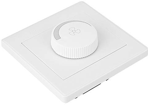 Drehzahlregler 230V Lüfter,Deckenventilator-Geschwinditskontrollschalter Und Wandpaneelknopf Ac250V 100W 86X86Mm Deckenventilatoren & Widder