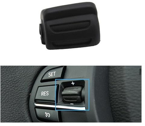 RijPex Auto-Links-Rechts-Lenkrad-Bedienknopf-Tasten, kompatibel mit BMW 1 2 X1 X2 X3 X4 X5 X6 Serie F45 F15 F16 F25 F26 F39 61319273656 (Color : Left 1 PC)